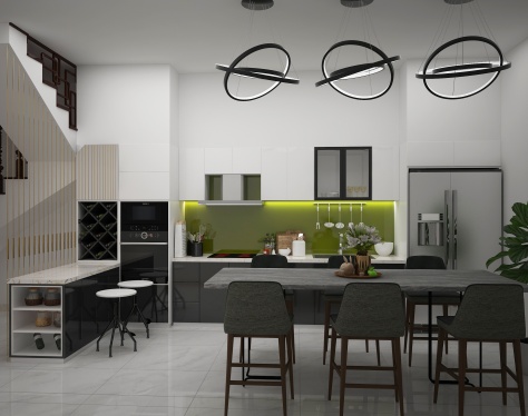 Thi công nội thất phòng Bếp